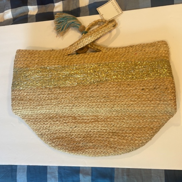 NWT Shiraleah Chicago Beach Tote - Picture 3 of 7